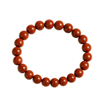 Divine Sansar-Stability Bracelet-Red Jasper bracelet on a white background