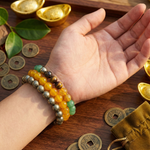 Divine Sansar-The Abundance Trio Wealth Career Bracelet-Prosperity-Money Magnet-Wealth Magnet