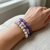 Divine Sansar-The Serenity Stack Peace Sleep Health Bracelet-Mental Peace-Soothing-VioletMuse