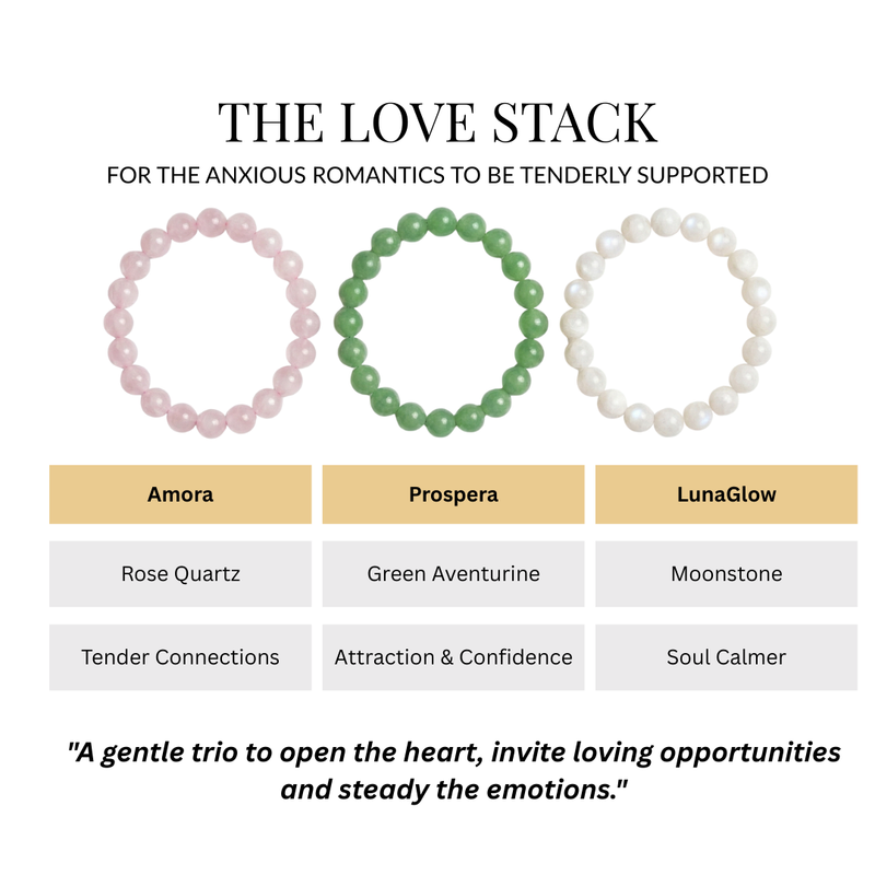 Divine Sansar-The Abundance Trio Wealth Career Bracelet-Amora 
prospera LunaGlow