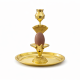 Divine Sansar-UAE-Narmadeshwar Shiva Lingam with Brass Jaladhari Abhishek Pot
