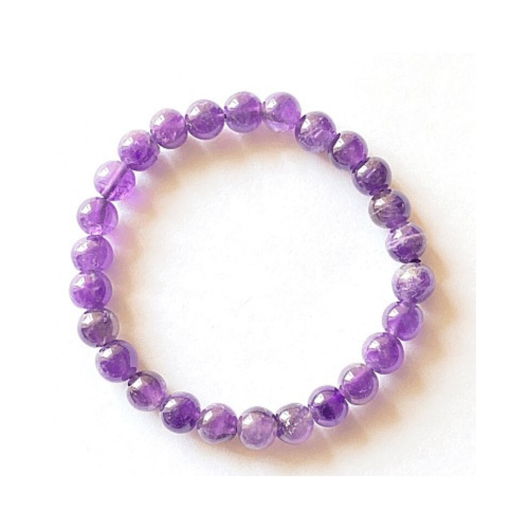 Divine Sansar-VioletMuse Bracelet-consisting of Amethyst-used for calm, clarity and restful sleep