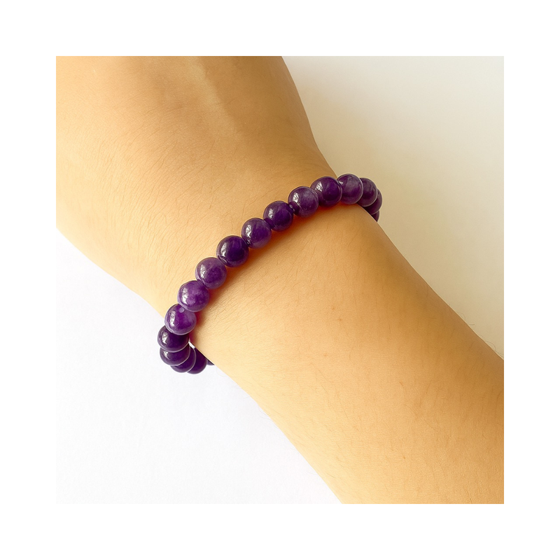 Divine Sansar-VioletMuse Bracelet-consisting of Amethyst used for calm, clarity and restful sleep
