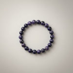 Divine Sansar-Wisdom Bracelet- Lapis Lazuli-purple colour round shape lapis lazuli bracelet