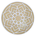 Divine Sansar MDF Rangoli Design H 1 intricate geometric cut-out pattern