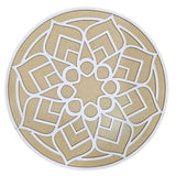 Divine Sansar MDF Rangoli Design H 1 intricate geometric cut-out pattern
