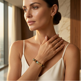 Divine Sansar Prosperity Bracelet ambiant image succesful woman