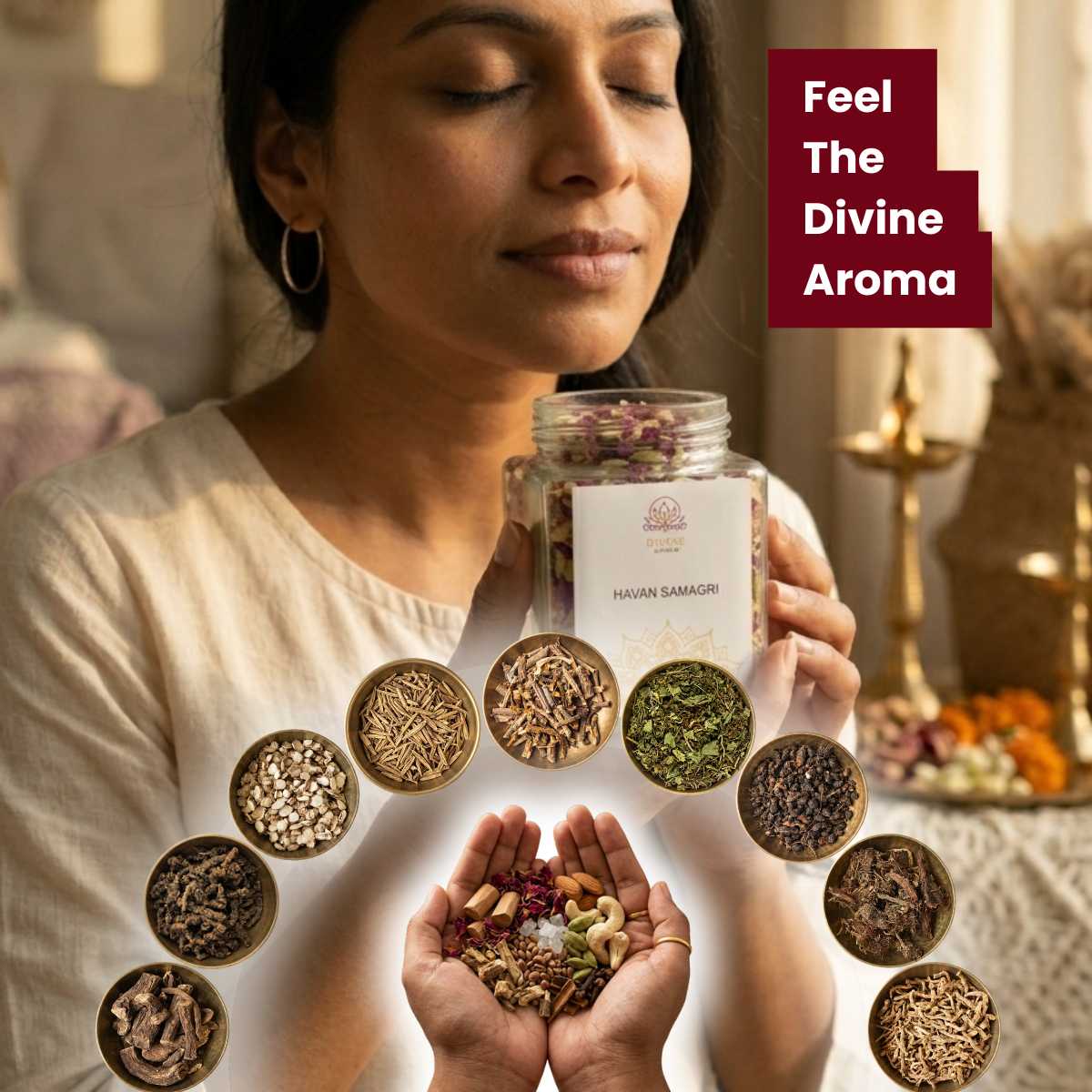 Divine Sansar Vedic Havan Samagri feel the aroma