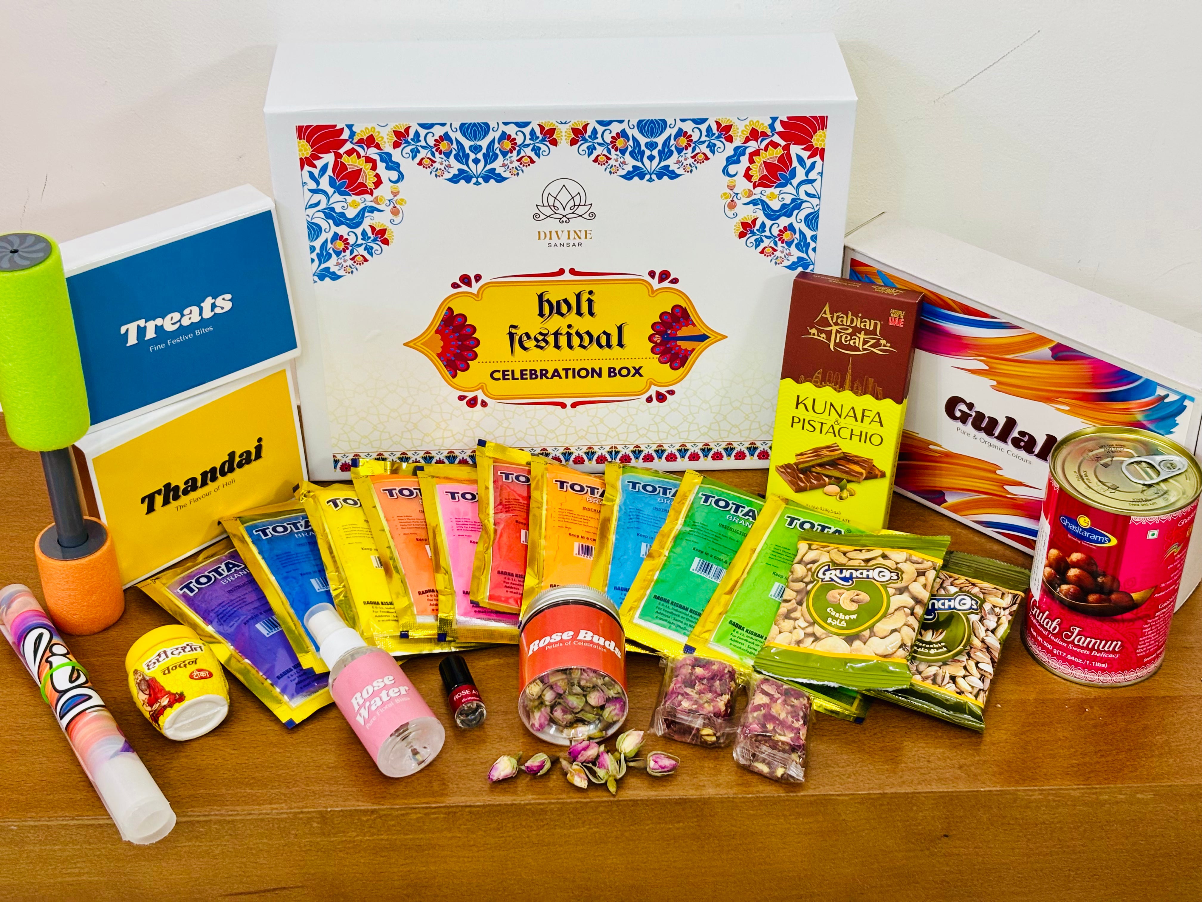 Divine sansar-Holi festival celebration box