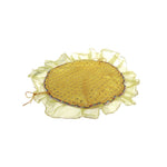 Divine Sansar Elegant Traditional Shagun Potli Yellow on a white background