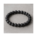Ember Anchor Bracelet — Lava Stone