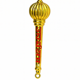 Divine Sansar-Golden Hanuman Gada – Jai Shri Ram Inscription on a white background