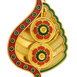 Leaf Shaped Kumkum Plate