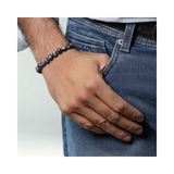 Inner Peace Bracelet — Snowflake Obsidian,