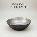 Divine Sansar-Iron Katori side view - Lohe Ki Katori for Shani Pooja 