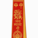 Divine Sansar-Jai Mata Di Patka / Neck Band: Devotional Wear for Jagrata & Bhajans on a white background