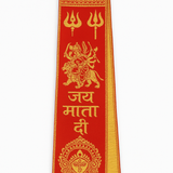 Divine Sansar-Jai Mata Di Patka / Neck Band: Devotional Wear for Jagrata & Bhajans on a white background