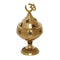 Akhand Brass Diya with Om and Swastik Symbol - Divinesansar