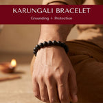 Karungali ebony wood bracelet for grounding and protection - Divine Sansar