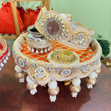 Royal Designer Karwa Chauth Thali Set