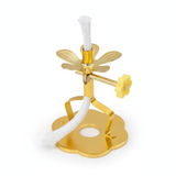 Lantern-Style Diya Stand with Adjustable Wick