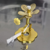 Lantern-Style Diya Stand with Adjustable Wick