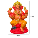 Divine Ganesha Statue | Multi-colour | 12cm X 8cm