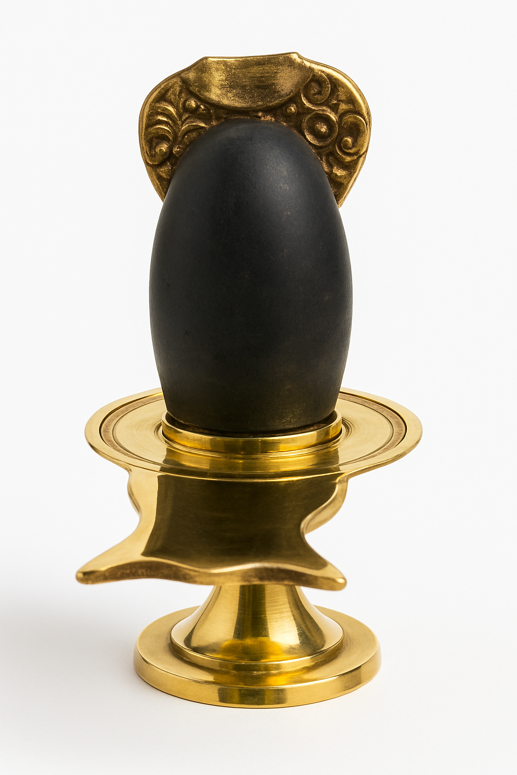 Divine Sansar-Narmadeshwar Shivling on a white background