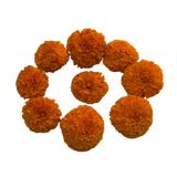 Fresh Orange Marigold — Packet (Bunch) for Puja, Garlands & Event Décor