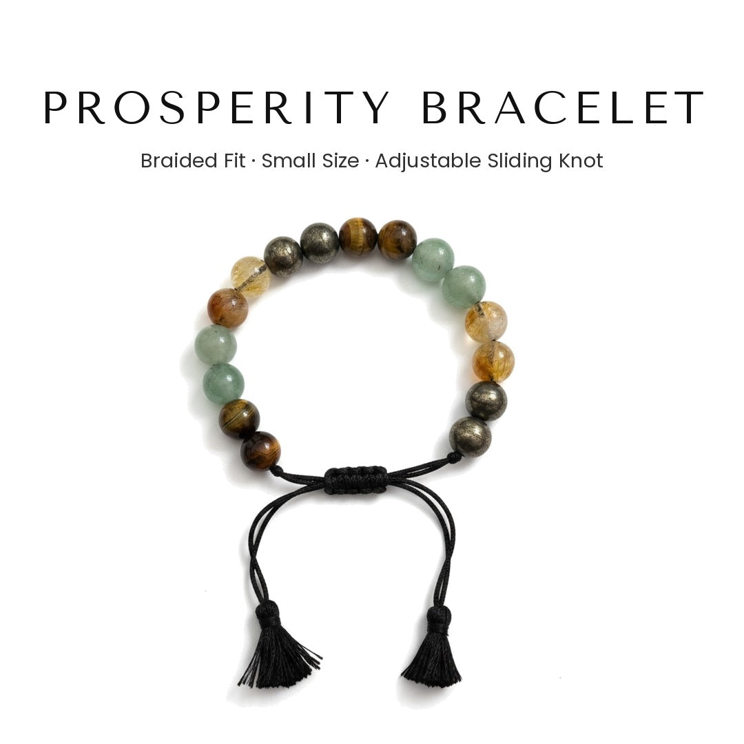 Prosperity Braided Bracelet Small Size with adjustable sliding knot - Divine Sansar UAE