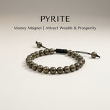 Divine Sansar-Pyrite Braided tight-money magnett attract wealth & Prosperity
