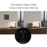 Divine Sansar-Pyrite Stone Frame Dual Purpose- Dual Purpose Support Stand hang on Wall or Keep Table top