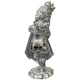 Radiant Silver Krishna Statue