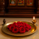 Fresh Red Rose Heads — 1Packet (Bunch) for Puja, Garlands & Decor