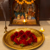 Fresh Red Rose Heads — 1Packet (Bunch) for Puja, Garlands & Decor