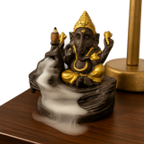 Reverse Smoke Ganesha Design 3 | 10cm X 8cm