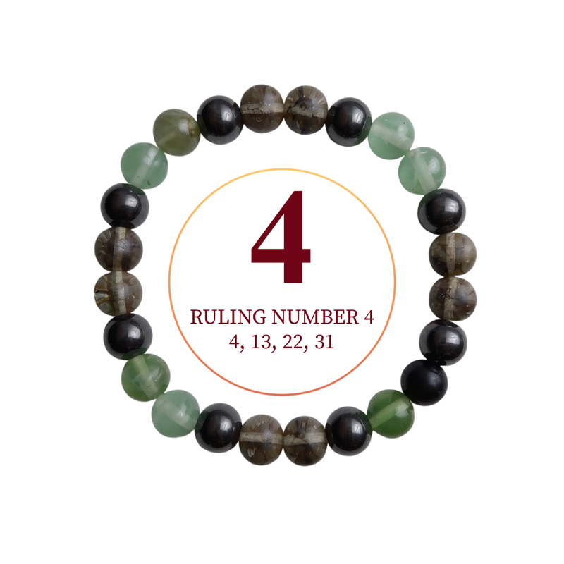Ruling Number 4 Bracelet