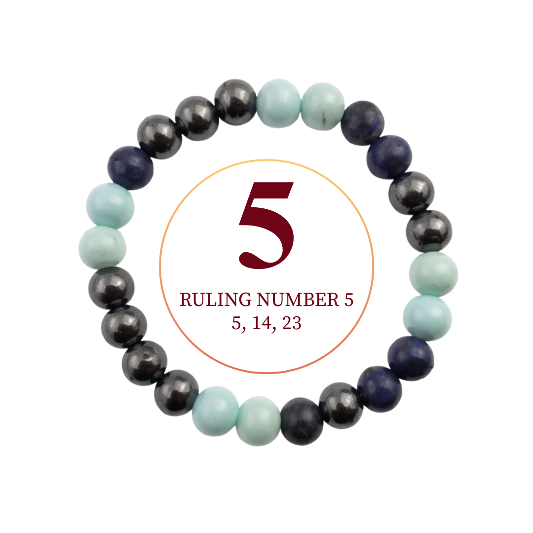 Divine sansar-Ruling Number 5 bracelet