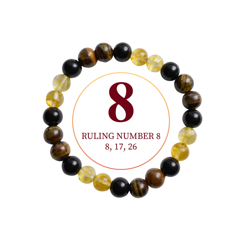 Ruling Number 8 Bracelet