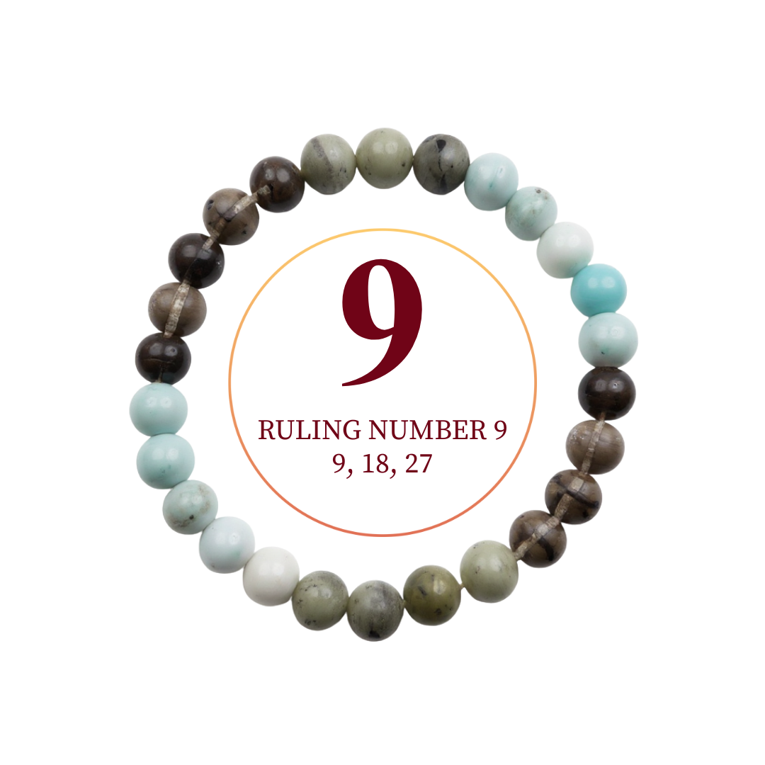 Divine Sansar-Ruling Number 9 bracelet