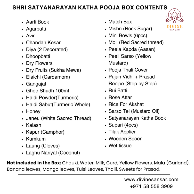 Satyanarayan Pooja Box