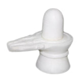 White Marble Stone Shivling