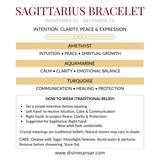 Sagittarius Crystal Bracelet