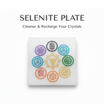 Selenite Crystal Charging Plate included in combo - Divine Sansar