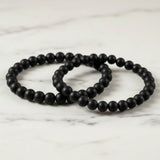 Set of two Karungali black ebony bracelets - Divine Sansar