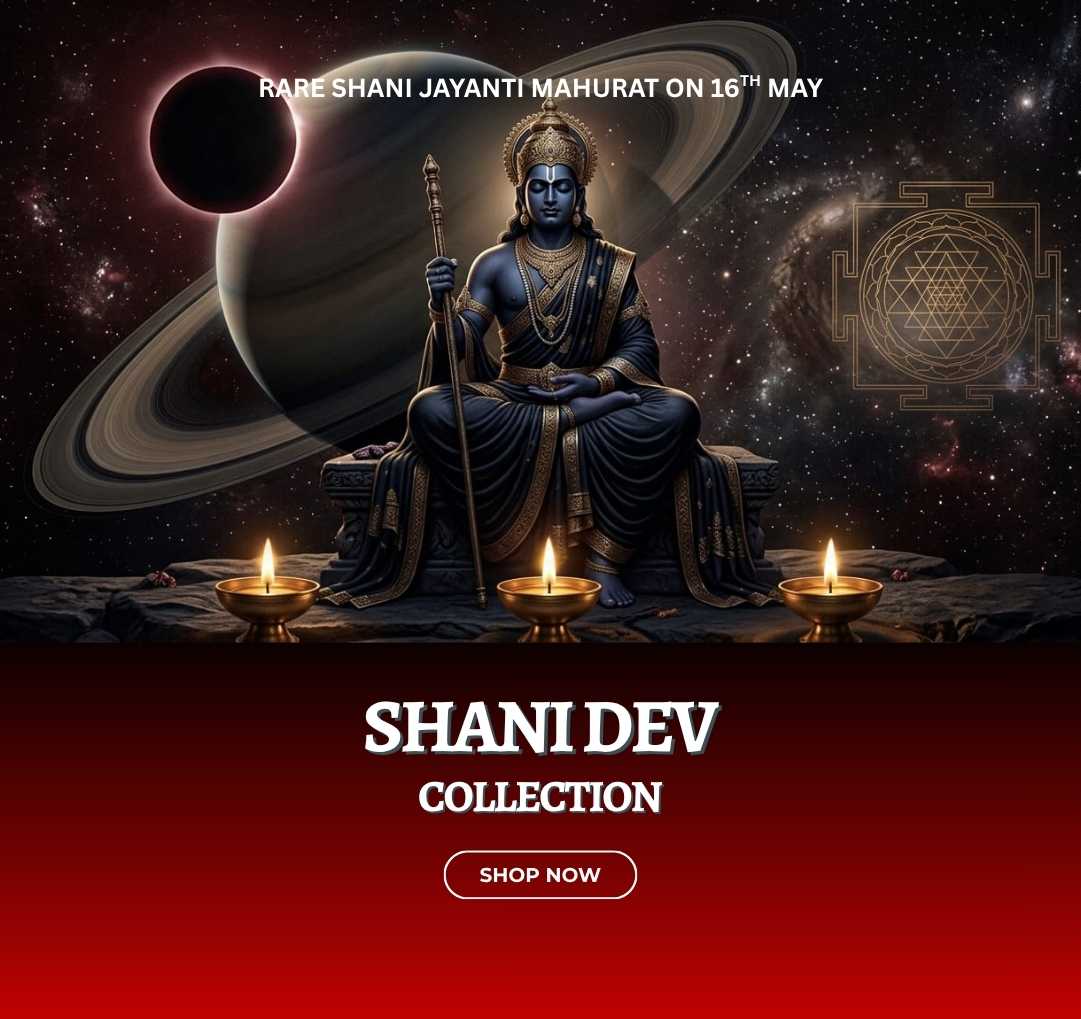 Divine Sansar-Shani Jayanti-with illustration of Shani Dev and text