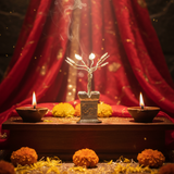 Shri Tulsi Silver Small | 8cm X 2.5cm