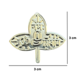 Silver plated Belpatra — Bilva leaf — Set of 5