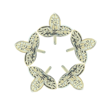 Silver plated Belpatra — Bilva leaf — Set of 5