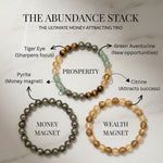 Divine Sansar Abundance Stack - Prosperity, Money Magnet Pyrite and Wealth Magnet Citrine wealth bracelet trio, UAE